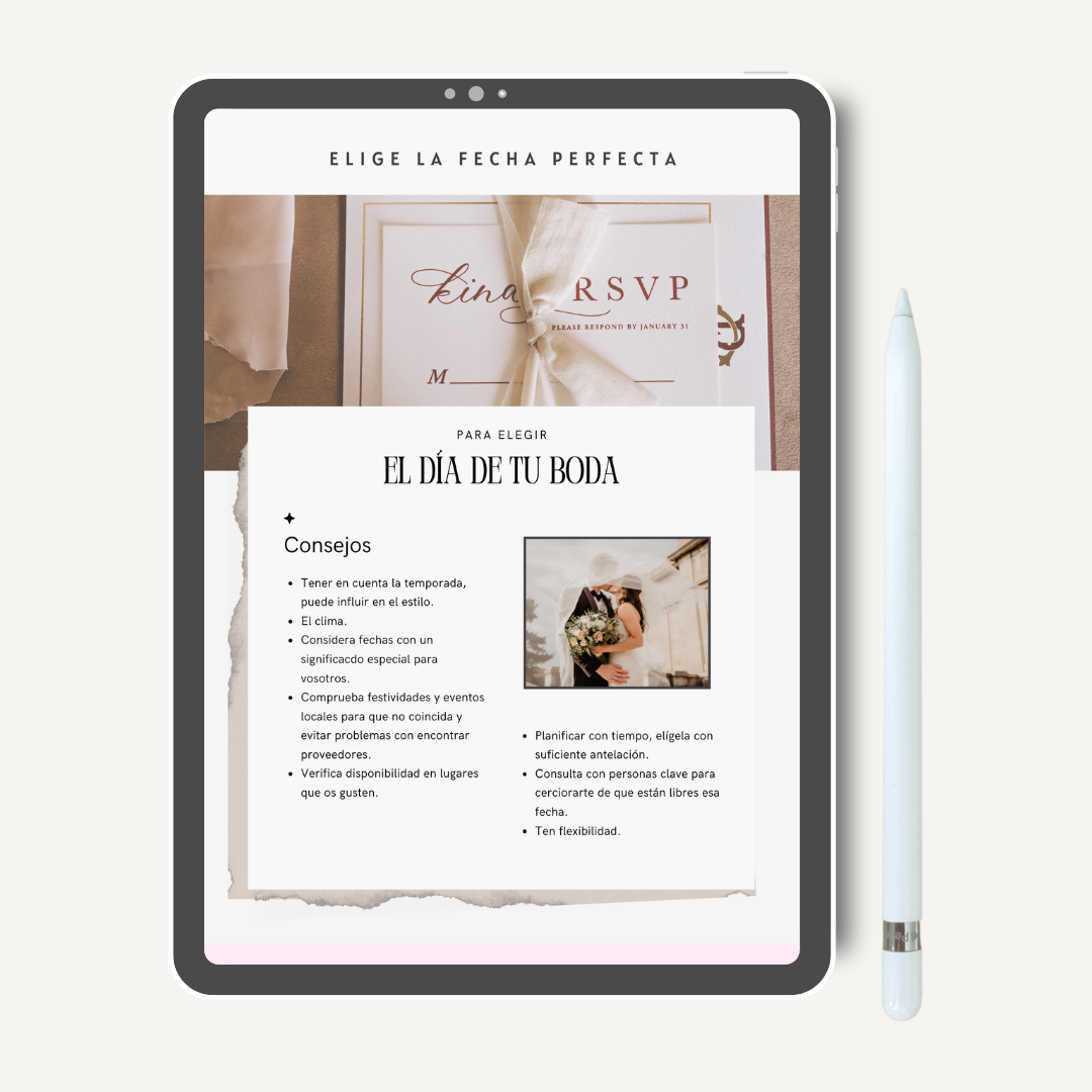 GUIAS DE AYUDA PARA TU BODA