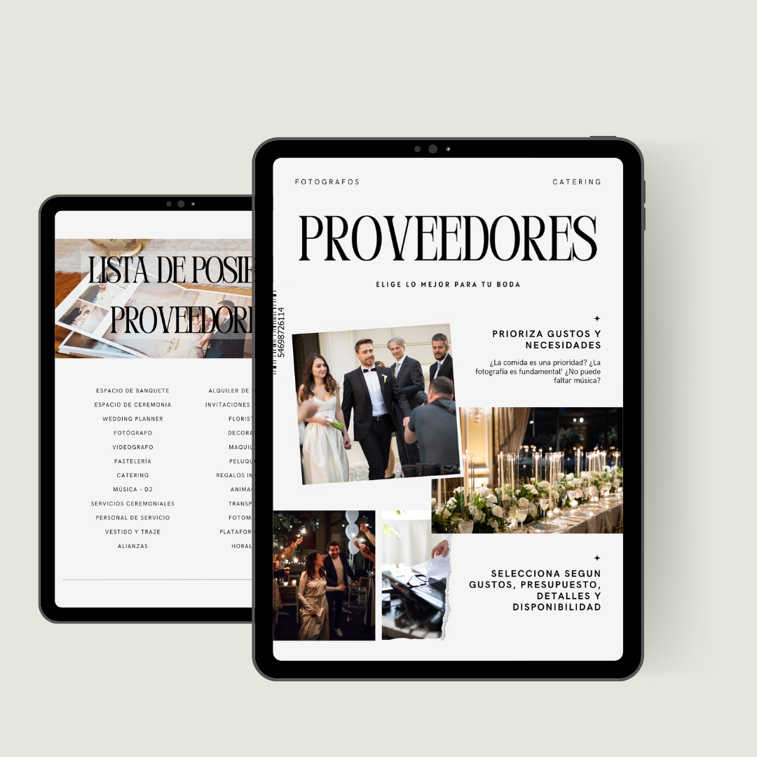 GUIAS DE AYUDA PARA TU BODA